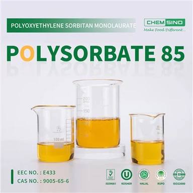 Polisorbāts 85: daudzpusīgs emulgators šķidriem farmaceitiskajiem produktiem CAS NR.{1}}