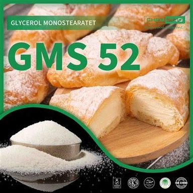 Labākais piegādātājs Glicerol Monostearate 52 Powder GMS 52 Powder CAS Nr.{2}}