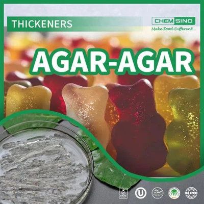 Tīrais agara agars E406 želējošs līdzeklis konditorejas izstrādājumiem